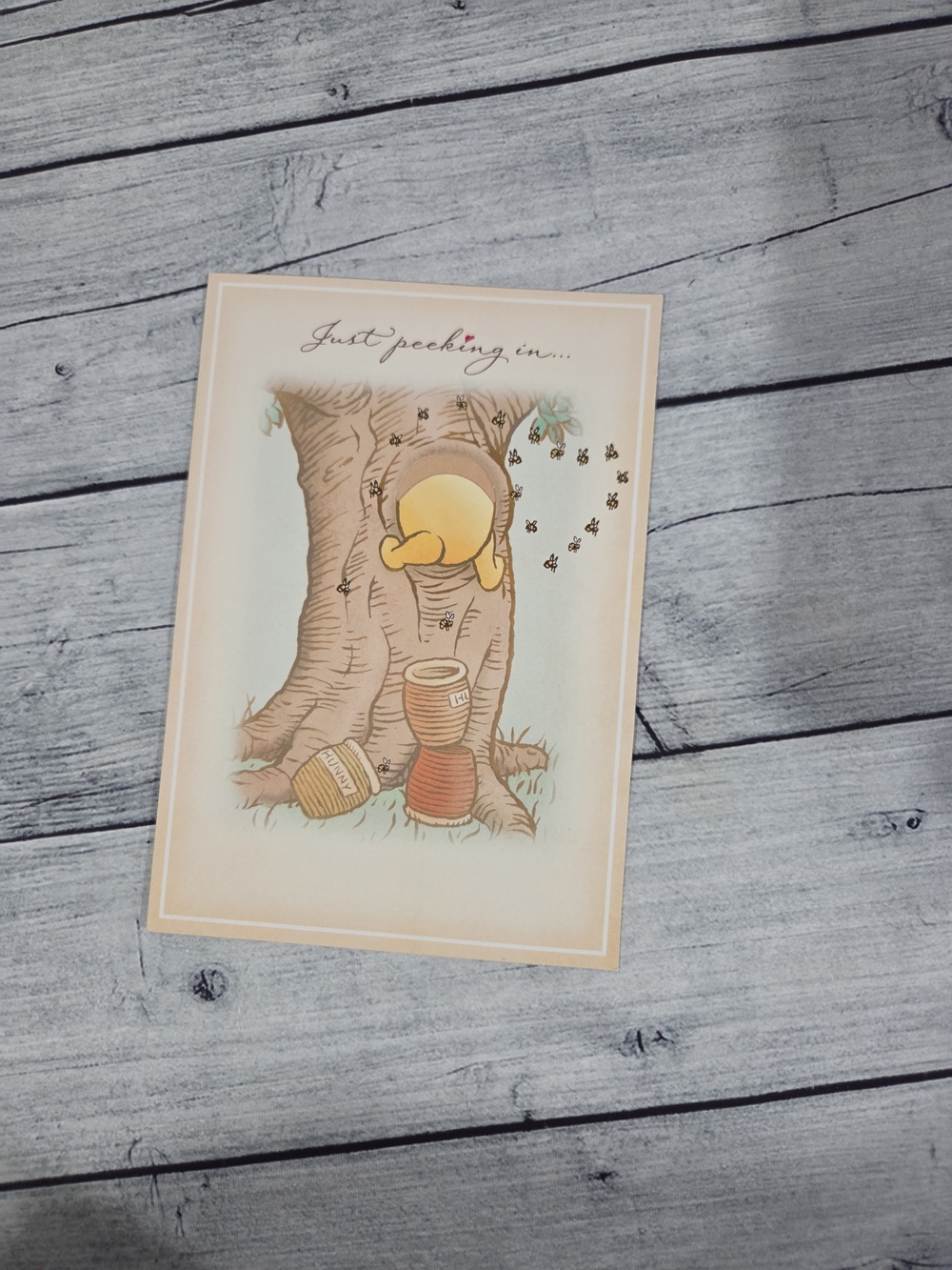 Disney Hallmark Winnie The Pooh Greeting Card